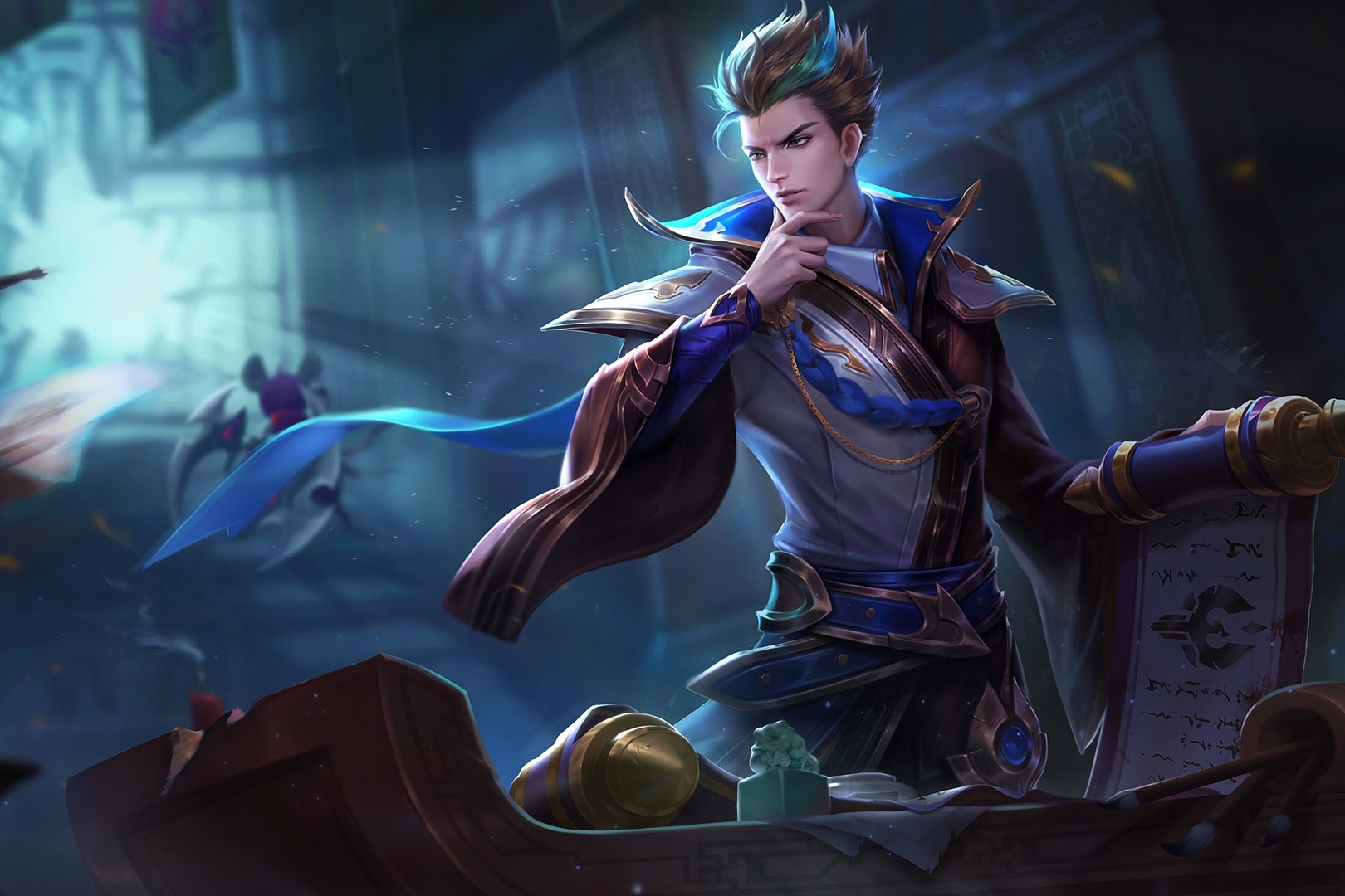 Viper 的Ezreal在上路和打野团战中连续被击杀三次，成为Showtime Dplus KIA 以扳平比分